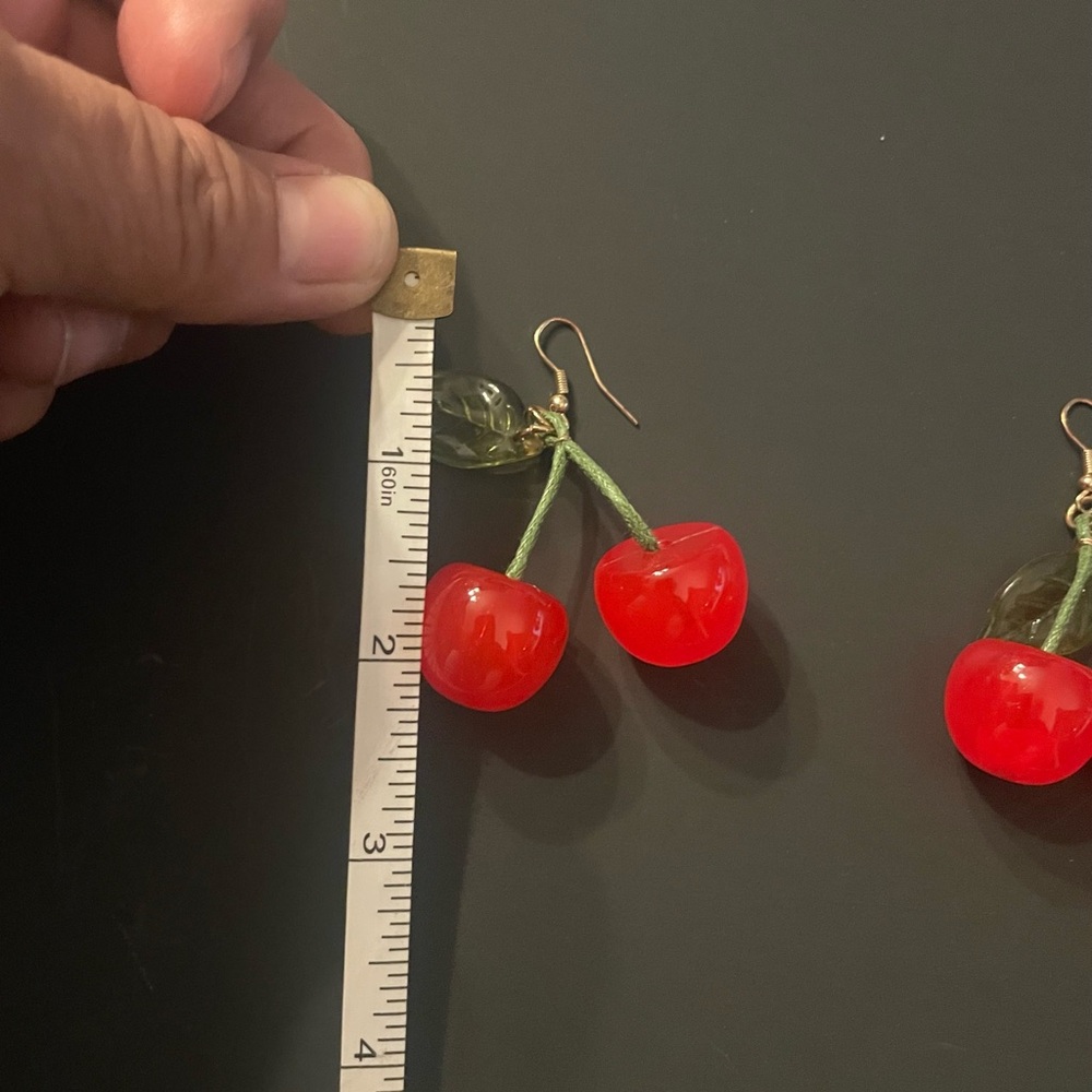 Cherry Dangle Earrings - image 6